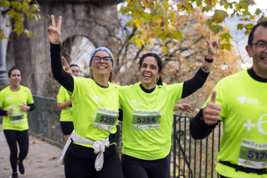 Participantes en la VII Carrera Popular Solidaria '+e' del Teléfono de la Esperanza de Navarra disputada en Pamplona /