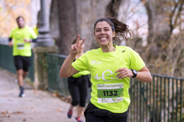 Participantes en la VII Carrera Popular Solidaria '+e' del Teléfono de la Esperanza de Navarra disputada en Pamplona /