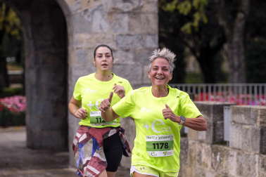 Participantes en la VII Carrera Popular Solidaria '+e' del Teléfono de la Esperanza de Navarra disputada en Pamplona /