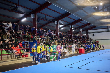 Fotos del choque de la Copa del Rey de fútbol sala entre Vulcanizados Ruiz TAFA y el Noia Portus