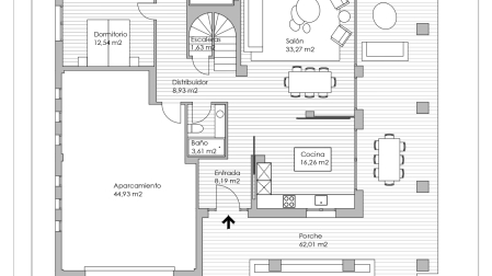 Planos vivienda Gorraiz
