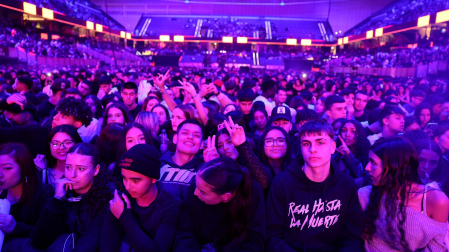 Concierto de Anuel AA en el Navarra Arena.