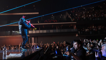 Concierto de Anuel AA en el Navarra Arena.