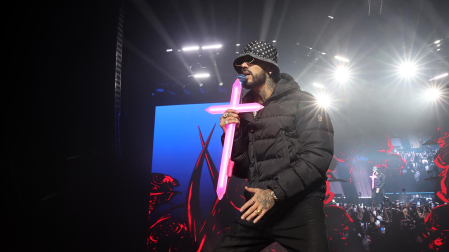 Concierto de Anuel AA en el Navarra Arena.