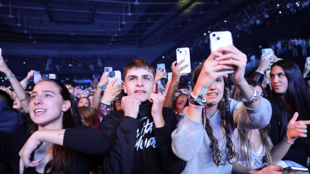 Concierto de Anuel AA en el Navarra Arena.