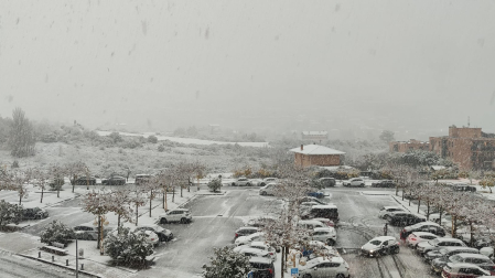 Vistas desde el Hospital García Orcoyen de Estella.