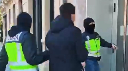 Vídeo de los detenidos por la Policía Nacional tras los disturbios en el campus de la UN