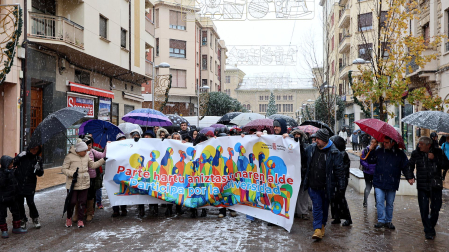 Fotos de la marcha por la diversidad en Estella /