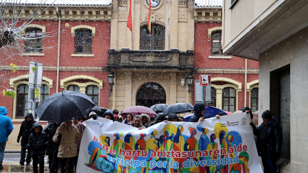 Fotos de la marcha por la diversidad en Estella /