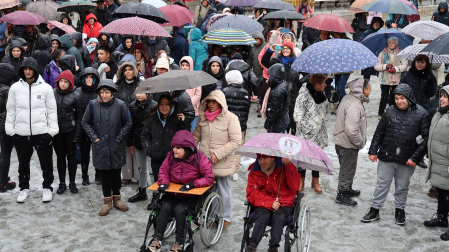 Fotos de la marcha por la diversidad en Estella /