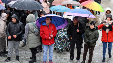 Fotos de la marcha por la diversidad en Estella /