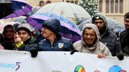 Fotos de la marcha por la diversidad en Estella /