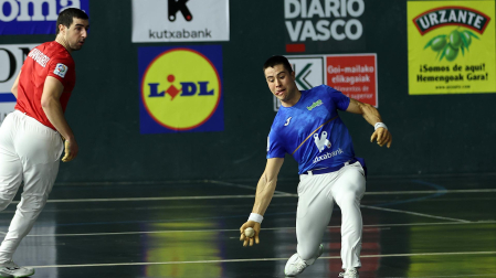 Fotos del partido del campeonato de parejas Jaka-Iztueta en Aoiz