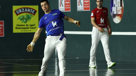 Fotos del partido del campeonato de parejas Jaka-Iztueta en Aoiz