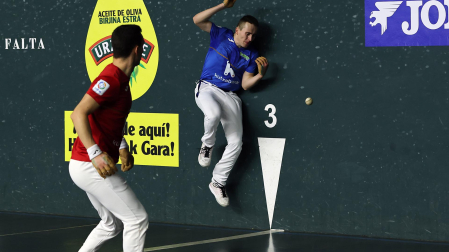 Fotos del partido del campeonato de parejas Jaka-Iztueta en Aoiz