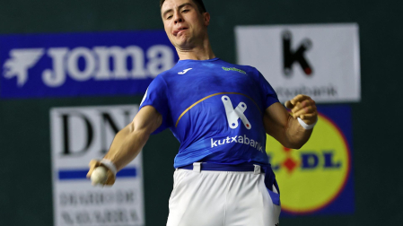 Fotos del partido del campeonato de parejas Jaka-Iztueta en Aoiz