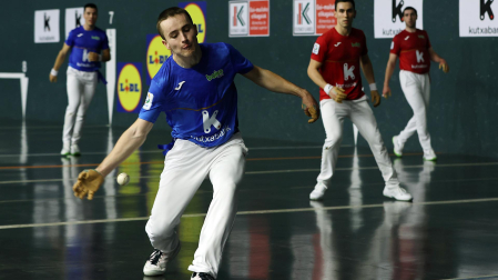 Fotos del partido del campeonato de parejas Jaka-Iztueta en Aoiz