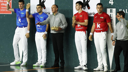 Fotos del partido del campeonato de parejas Jaka-Iztueta en Aoiz
