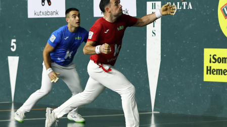 Fotos del partido del campeonato de parejas Jaka-Iztueta en Aoiz