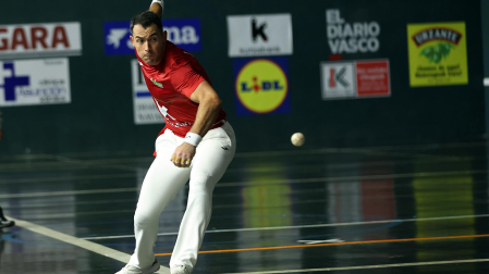 Fotos del partido del campeonato de parejas Jaka-Iztueta en Aoiz