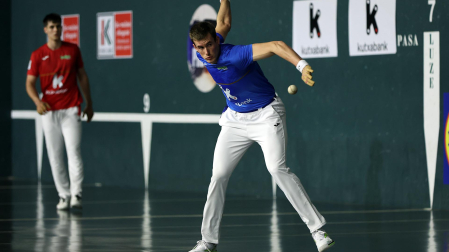 Fotos del partido del campeonato de parejas Jaka-Iztueta en Aoiz
