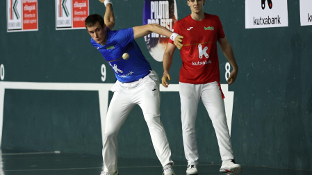 Fotos del partido del campeonato de parejas Jaka-Iztueta en Aoiz