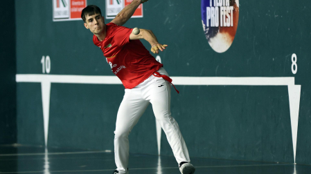 Fotos del partido del campeonato de parejas Jaka-Iztueta en Aoiz