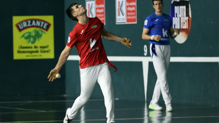 Fotos del partido del campeonato de parejas Jaka-Iztueta en Aoiz