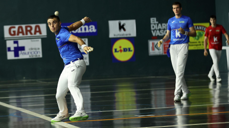 Fotos del partido del campeonato de parejas Jaka-Iztueta en Aoiz