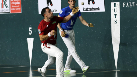 Fotos del partido del campeonato de parejas Jaka-Iztueta en Aoiz