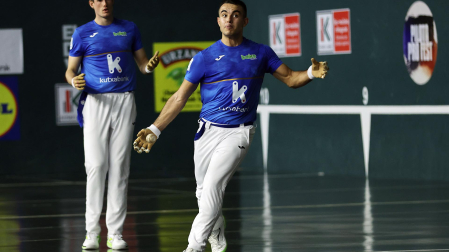 Fotos del partido del campeonato de parejas Jaka-Iztueta en Aoiz