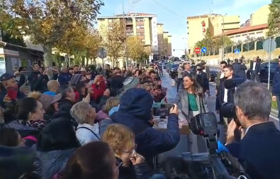 Vídeo de la reina Letizia saludando a su llegada a Tudela