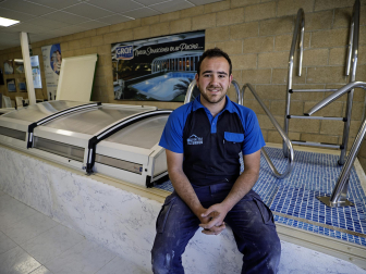 Alejandro Sainz Garrido, piscinas Ulzurrun: "Es un proceso laborioso, pero bonito de ver, que con esfuerzo y trabajo va dando resultados poco a poco"