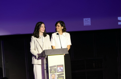 Foto de la visita de la reina Letizia a Tudela para el homenaje a Alejandro Amenábar