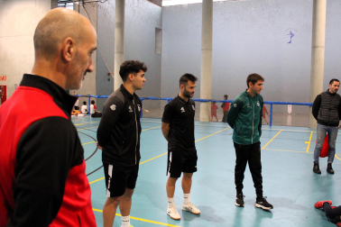 Fotos del arranque del programa "El Xota en tu escuela", con la visita al colegio San Ignacio Jesuítas de Pamplona /