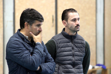 Fotos del arranque del programa "El Xota en tu escuela", con la visita al colegio San Ignacio Jesuítas de Pamplona /