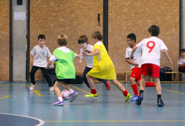 Fotos del arranque del programa "El Xota en tu escuela", con la visita al colegio San Ignacio Jesuítas de Pamplona /