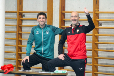 Fotos del arranque del programa "El Xota en tu escuela", con la visita al colegio San Ignacio Jesuítas de Pamplona /