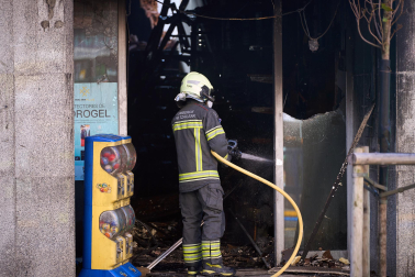 incendio en un bazar