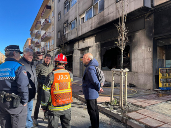 incendio en un bazar