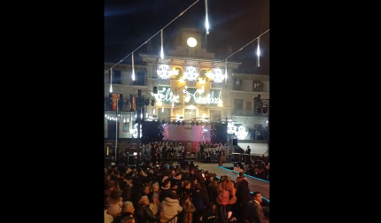 Las luces de Navidad ya brillan en Tudela