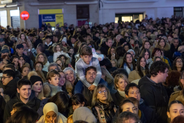 Encendido de la iluminación navideña en Tudela.