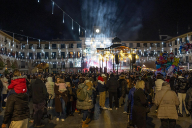 Encendido de la iluminación navideña en Tudela.