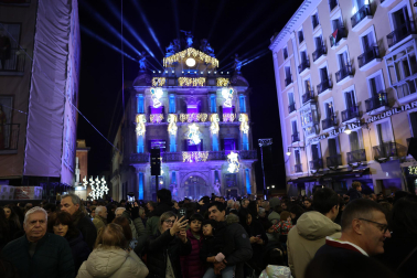 Fotos del encendido de luces de Navidad en Pamplona