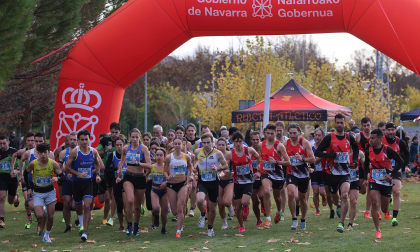 Fotos del Campeonato navarro de Cross corto en San Adrián