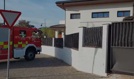 Vídeo del accidente en el que una furgoneta ha chocado contra una casa en Berriosuso