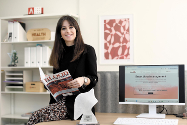 Irene Ayerra Balduz, 'Hemotic': "Poder aportar nuestro granito de arena en la mejora del sistema sanitario está siendo muy satisfactorio"