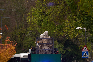 estatuas de los Reyes del paseo Sarasate