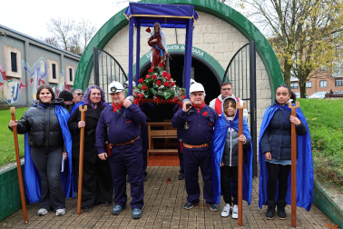 Celebración de Santa Bárbara en Beriáin.