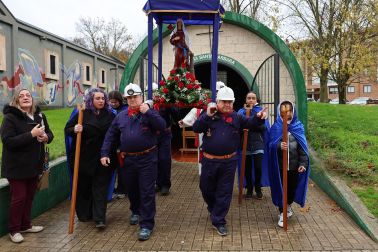 Celebración de Santa Bárbara en Beriáin.